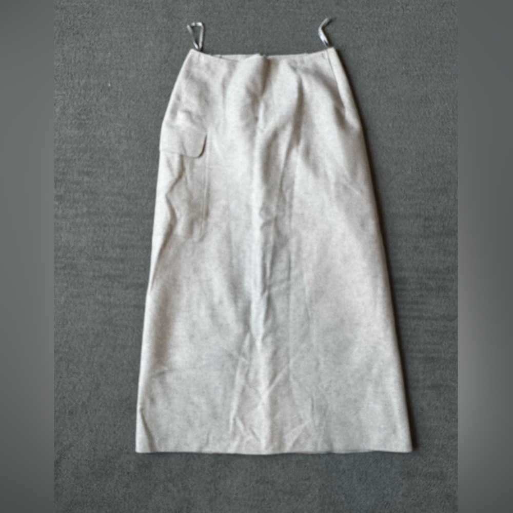 Vintage DKNY wool maxi skirt